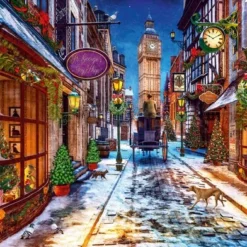 Ravensburger Kerstpuzzel Kersttijd - Legpuzzel - 1000 Stukjes -Puzzels Verfijnd Winkel 550x392 34