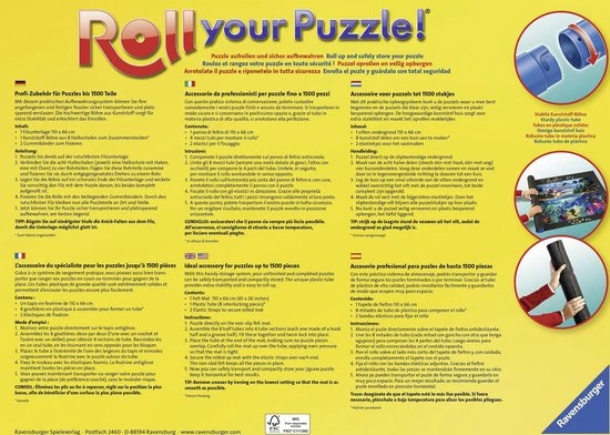 Ravensburger Roll Your Puzzle Puzzelmat 300 T/m 1500 Stukjes 6 Ravensburger Roll Your Puzzle Puzzelmat 300 T/m 1500 Stukjes - Afbeelding 6