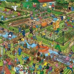 Jan Van Haasteren Volkstuintjes Puzzel - 1000 Stukjes -Puzzels Verfijnd Winkel 550x392 5