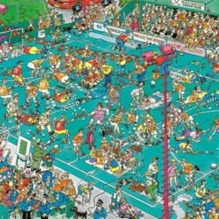 Jan Van Haasteren Hockey Kampioenschappen Puzzel - 1000 Stukjes -Puzzels Verfijnd Winkel 550x392 53