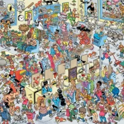 Jan Van Haasteren Bij De Kapper 1000 Stukjes - Legpuzzel 7 Jan Van Haasteren Bij De Kapper 1000 Stukjes - Legpuzzel -Puzzels Verfijnd Winkel 550x392 6