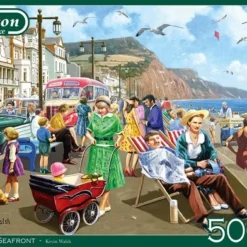Falcon Puzzel Sidmouth Seafront - Legpuzzel - 500 Stukjes -Puzzels Verfijnd Winkel 550x392 80