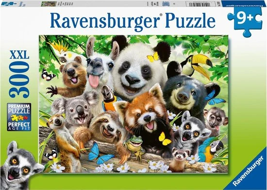 Ravensburger Puzzel Wildlife Selfie - Legpuzzel - 300 Stukjes XXL 1 Ravensburger Puzzel Wildlife Selfie - Legpuzzel - 300 Stukjes XXL