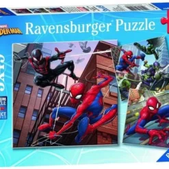 Ravensburger Puzzel Spider-man In Actie - 3x49 Stukjes - Kinderpuzzel -Puzzels Verfijnd Winkel 550x393 13
