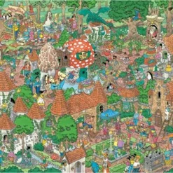 Jan Van Haasteren Efteling Sprookjesbos Puzzel - 1000 Stukjes 10 Jan Van Haasteren Efteling Sprookjesbos Puzzel - 1000 Stukjes -Puzzels Verfijnd Winkel 550x393 2