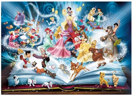 Ravensburger Puzzel Disney's Magische Sprookjesboek - Legpuzzel - 1500 Stukjes 5 Ravensburger Puzzel Disney's Magische Sprookjesboek - Legpuzzel - 1500 Stukjes - Afbeelding 5