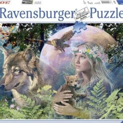 Ravensburger Puzzel Wolven In De Maneschijn - Legpuzzel - 3000 Stukjes