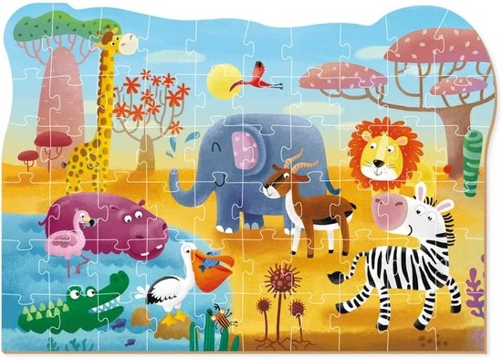 DODO Toys - Puzzel Dieren 4+ -60 Stukjes - 23x32 Cm - Dieren Speelgoed Voor Kinderen - Kinderpuzzel 4 Jaar 3 DODO Toys - Puzzel Dieren 4+ -60 Stukjes - 23x32 Cm - Dieren Speelgoed Voor Kinderen - Kinderpuzzel 4 Jaar - Afbeelding 3