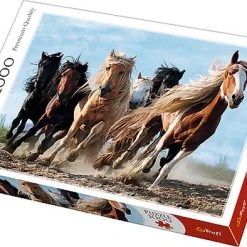 Trefl Paarden In Galop Puzzel - 1000 Stukjes -Puzzels Verfijnd Winkel 550x394 30