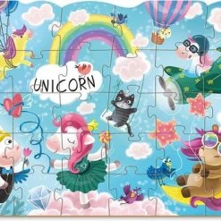 DODO Toys - Unicorn Puzzel 3+ - 30 Stukjes - 20x27 Cm - Unicorn Speelgoed 3+ - Eenhoorn Kinderpuzzel 3 Jaar -Puzzels Verfijnd Winkel 550x394 33