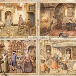 Jumbo Premium Collection Puzzel Anton Pieck Bakkers Uit De 19e Eeuw - Legpuzzel - 1000 Stukjes -Puzzels Verfijnd Winkel 550x394 8