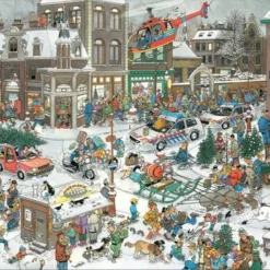 Jan Van Haasteren Kerstmis Puzzel - 1000 Stukjes -Puzzels Verfijnd Winkel 550x395 1