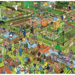 Jan Van Haasteren Volkstuintjes Puzzel - 1000 Stukjes -Puzzels Verfijnd Winkel 550x395 2