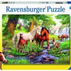 Ravensburger Puzzel Wilde Paarden Bij De Rivier - Legpuzzel - 300XXL Stukjes -Puzzels Verfijnd Winkel 550x396 23