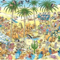 Jan Van Haasteren De Oase Puzzel - 1000 Stukjes 8 Jan Van Haasteren De Oase Puzzel - 1000 Stukjes -Puzzels Verfijnd Winkel 550x396 4
