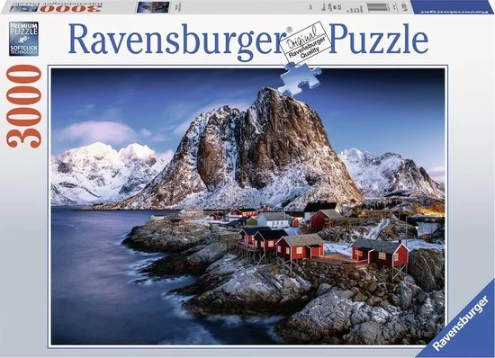 Ravensburger Puzzel Hamnoy, Lofoten - Legpuzzel - 3000 Stukjes 1 Ravensburger Puzzel Hamnoy, Lofoten - Legpuzzel - 3000 Stukjes
