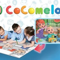 Just Games COCOMELON Vloerpuzzel - Een Zomerse Dag - 24 Stukjes . Puzzel En Kleurplaat . Formaat 70 50 -Puzzels Verfijnd Winkel 550x398 15