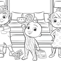 Just Games COCOMELON Vloerpuzzel - Een Zomerse Dag - 24 Stukjes . Puzzel En Kleurplaat . Formaat 70 50 -Puzzels Verfijnd Winkel 550x398 16