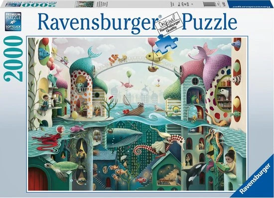 Ravensburger Puzzel If Fish Could Walk - Legpuzzel - 2000 Stukjes 1 Ravensburger Puzzel If Fish Could Walk - Legpuzzel - 2000 Stukjes