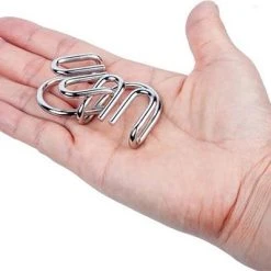 ICollection Metalen IQ Puzzels - 8 Stuks - Breinbrekers - Type 3/Oranje - Schoencadeau -Puzzels Verfijnd Winkel 550x399 19