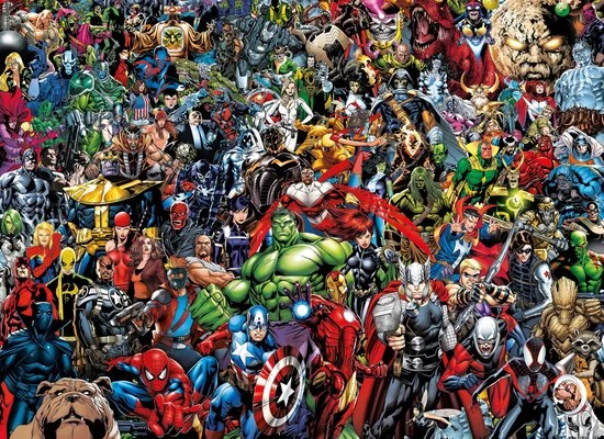 Clementoni Impossible Legpuzzel Marvel - 1000 Stukjes 4 Clementoni Impossible Legpuzzel Marvel - 1000 Stukjes - Afbeelding 4