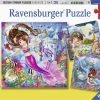 Ravensburger Puzzel Betoverende Zeemeerminnen - 3x49 Stukjes - Kinderpuzzel