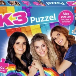 K3 Puzzel - Met Poster 40 X 60 Cm - 104 Stukjes