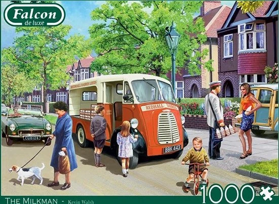 Falcon Puzzel The Milkman - Legpuzzel - 1000 Stukjes 4 Falcon Puzzel The Milkman - Legpuzzel - 1000 Stukjes - Afbeelding 4
