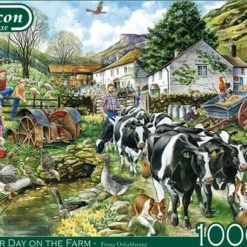 Falcon Puzzel Another Day On The Farm - Legpuzzel - 1000 Stukjes -Puzzels Verfijnd Winkel 550x403 33
