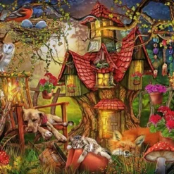 Ravensburger Puzzel Huisje In Het Bos - Legpuzzel - 200XXL Stukjes -Puzzels Verfijnd Winkel 550x403 52