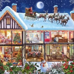 Ravensburger Puzzel Kerstmis Thuis - Legpuzzel - 100XXL Stukjes -Puzzels Verfijnd Winkel 550x403 8