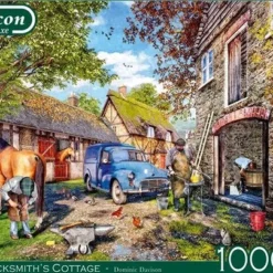 Falcon Puzzel The Blacksmith's Cottage - Legpuzzel - 1000 Stukjes -Puzzels Verfijnd Winkel 550x404 26