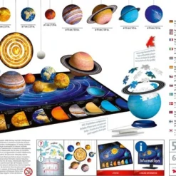 Ravensburger 3D Zonnestelsel - 3D Puzzel - 27/54/72/108 Stukjes -Puzzels Verfijnd Winkel 550x405 20