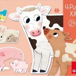 Goula 4 XXL Vormpuzzels Dieren Mama's En Baby's - 2+3+4+5 Stukjes -Puzzels Verfijnd Winkel 550x405 31