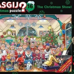 Wasgij Christmas 16 De Kerstshow! Puzzel - 2 X 1000 Stukjes -Puzzels Verfijnd Winkel 550x405 34