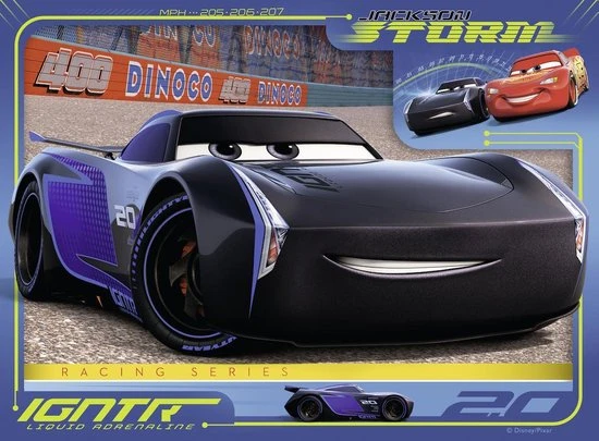 Ravensburgerpuzzel Disney Cars 3 Let's Race! - 12+16+20+24 Stukjes 5 Ravensburgerpuzzel Disney Cars 3 Let's Race! - 12+16+20+24 Stukjes - Afbeelding 5