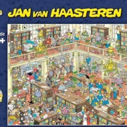 Jan Van Haasteren De Bibliotheek Puzzel - 2000 Stukjes -Puzzels Verfijnd Winkel 550x406 21