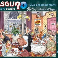 Wasgij Retro Mystery 4 Live Entertainment! Puzzel - 1000 Stukjes -Puzzels Verfijnd Winkel 550x406 27