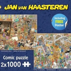 Jan Van Haasteren A Trip To The Museum Puzzel - 2 X 1000 Stukjes (without Gift) 17 Jan Van Haasteren A Trip To The Museum Puzzel - 2 X 1000 Stukjes (without Gift) -Puzzels Verfijnd Winkel 550x406 3
