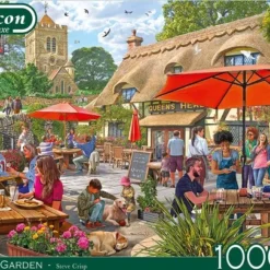 Falcon Puzzel The Pub Garden - Legpuzzel - 1000 Stukjes -Puzzels Verfijnd Winkel 550x406 36
