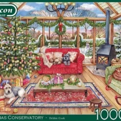 Falcon Puzzel The Christmas Conservatory - Legpuzzel - 1000 Stukjes 11 Falcon Puzzel The Christmas Conservatory - Legpuzzel - 1000 Stukjes -Puzzels Verfijnd Winkel 550x406 39