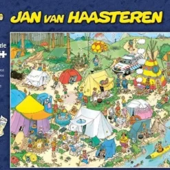 Jan Van Haasteren Kamperen In Het Bos Puzzel - 2000 Stukjes -Puzzels Verfijnd Winkel 550x406 46