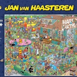 Jan Van Haasteren Kinderfeestje Puzzel - 1000 Stukjes 21 Jan Van Haasteren Kinderfeestje Puzzel - 1000 Stukjes -Puzzels Verfijnd Winkel 550x406 9