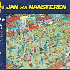 Jan Van Haasteren WK Vrouwenvoetbal Puzzel - 1000 Stukjes -Puzzels Verfijnd Winkel 550x407 29