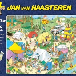 Jan Van Haasteren Kamperen In Het Bos Puzzel - 2000 Stukjes -Puzzels Verfijnd Winkel 550x407 44