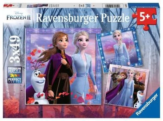 Ravensburger Puzzels Disney Frozen 2 - 3 X 49 Stukjes - Kinderpuzzel 7 Ravensburger Puzzels Disney Frozen 2 - 3 X 49 Stukjes - Kinderpuzzel - Afbeelding 7