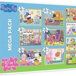 Trefl Peppa Pig 10-in-1 Puzzel - 20/35/48 Stukjes -Puzzels Verfijnd Winkel 550x407 63