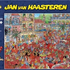 Jan Van Haasteren La Tomatina Puzzel - 1000 Stukjes 16 Jan Van Haasteren La Tomatina Puzzel - 1000 Stukjes -Puzzels Verfijnd Winkel 550x408 12