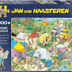 Jan Van Haasteren Kamperen In Het Bos Puzzel - 2000 Stukjes -Puzzels Verfijnd Winkel 550x408 18