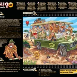Wasgij Original 31 Safari Spektakel! Puzzel - 1000 Stukjes -Puzzels Verfijnd Winkel 550x408 22